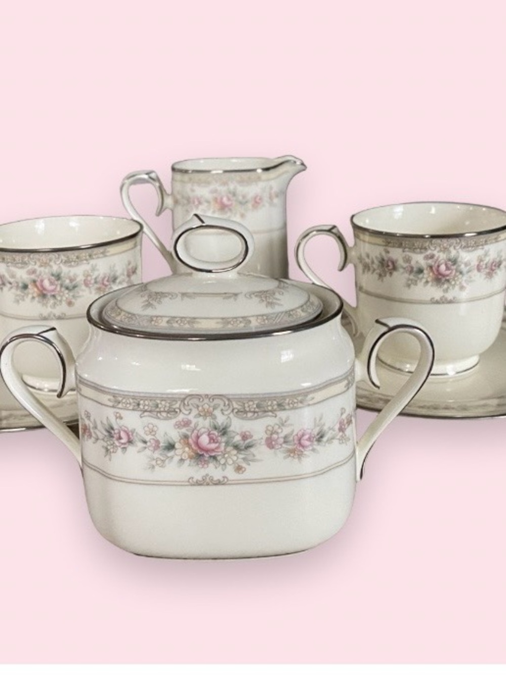 Noritake Fine Bone China 6ps Tea Set Japan